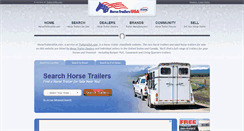 Desktop Screenshot of horsetrailersusa.com